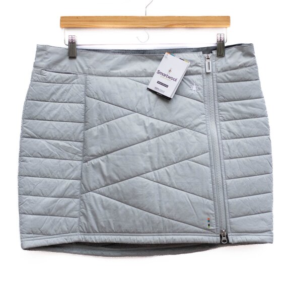 Smartwool Smartloft Puffer Skirt NWT — Women’s L — Storm Gray — Ski/Travel - Picture 1 of 10